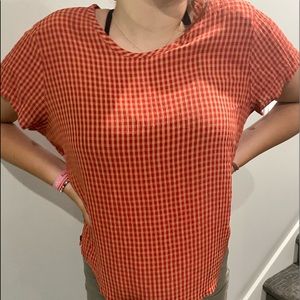 Red/Orange Flax Shirt